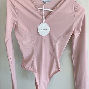 Rachel Parcell Pink Bodysuit
